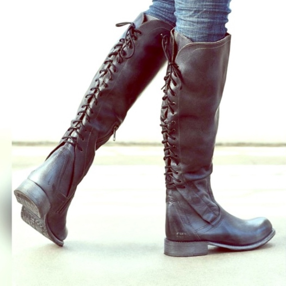 Bed Stu Tall Lace Up Surrey Boots
